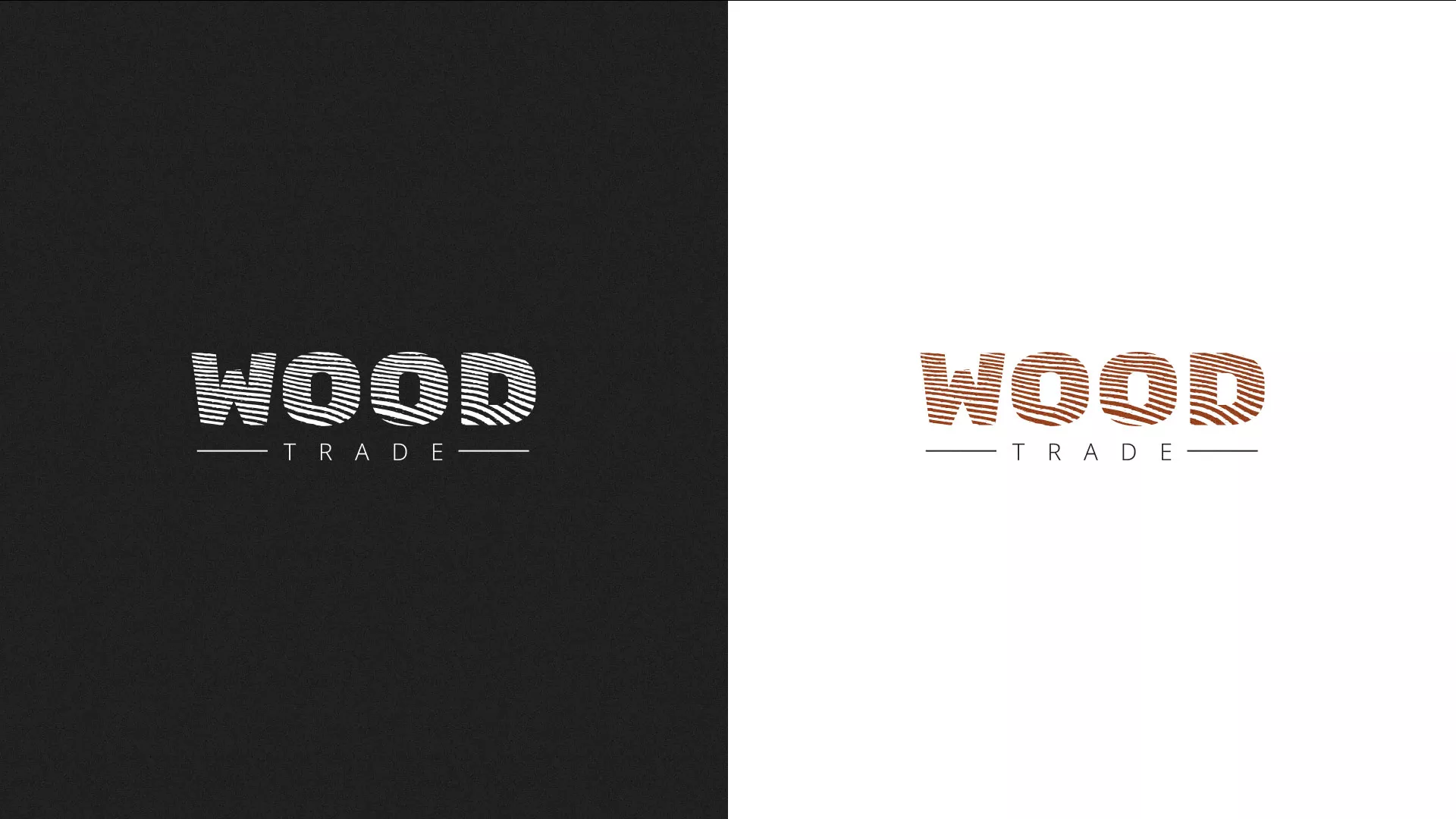 Разработка логотипа для компании «Wood Trade» в Торжке