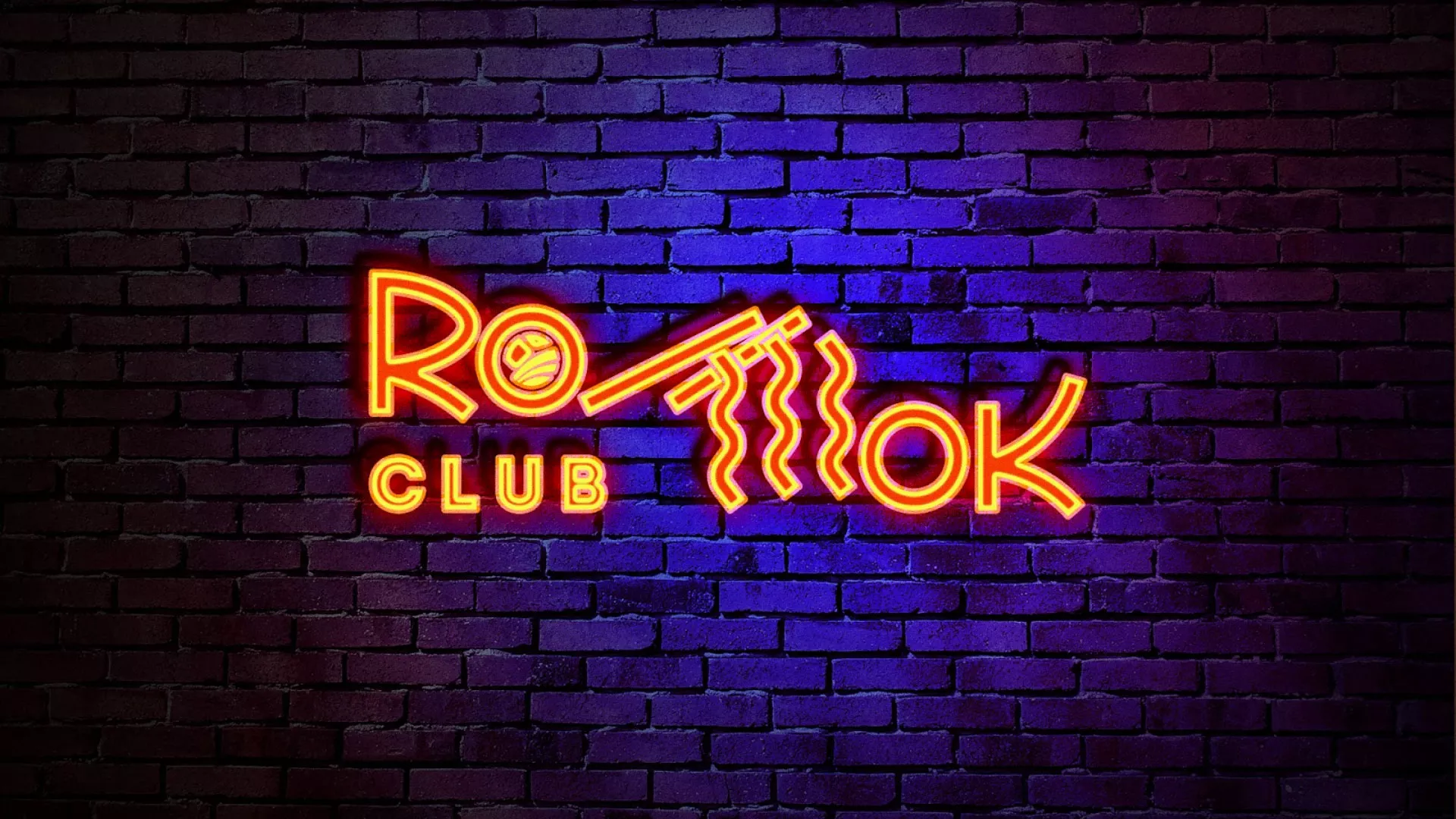 Разработка светящейся интерьерной вывески суши-бара «Roll Wok Club» в Торжке